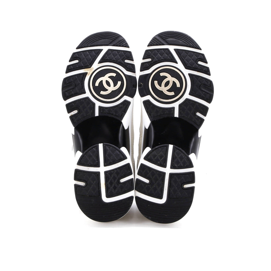 Women's CC Low-Top Sneakers Leather and Mesh