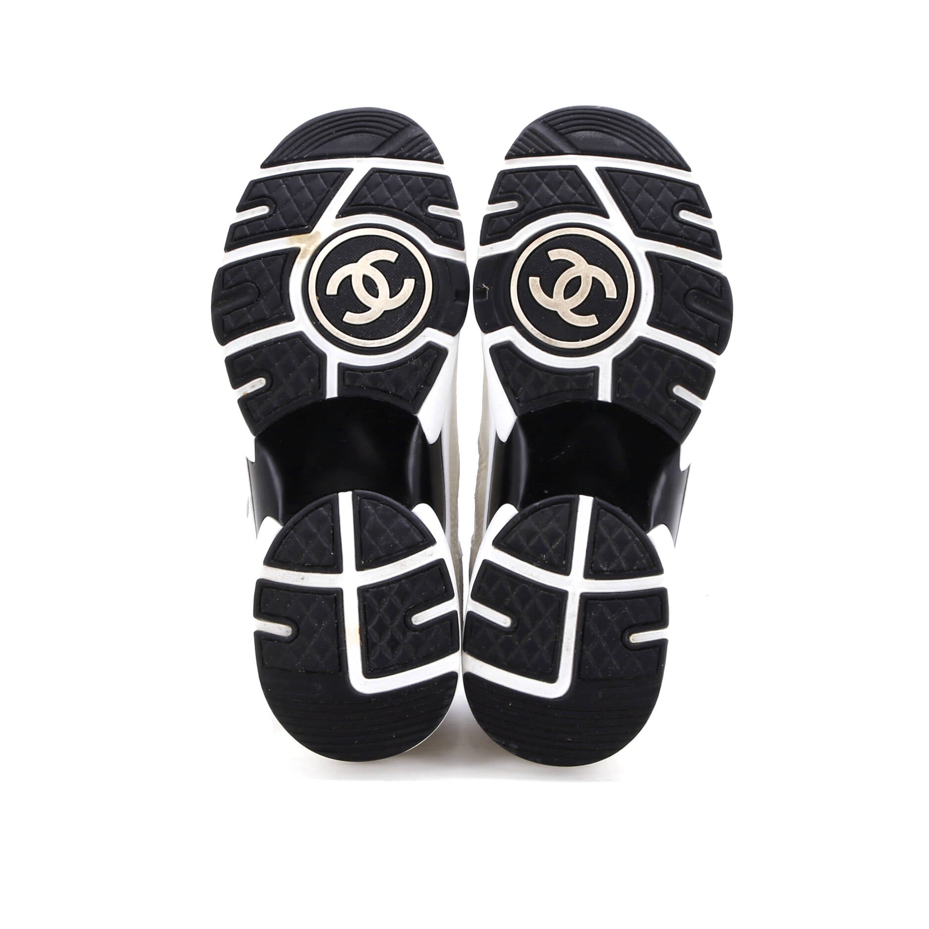 Women's CC Low-Top Sneakers Leather and Mesh