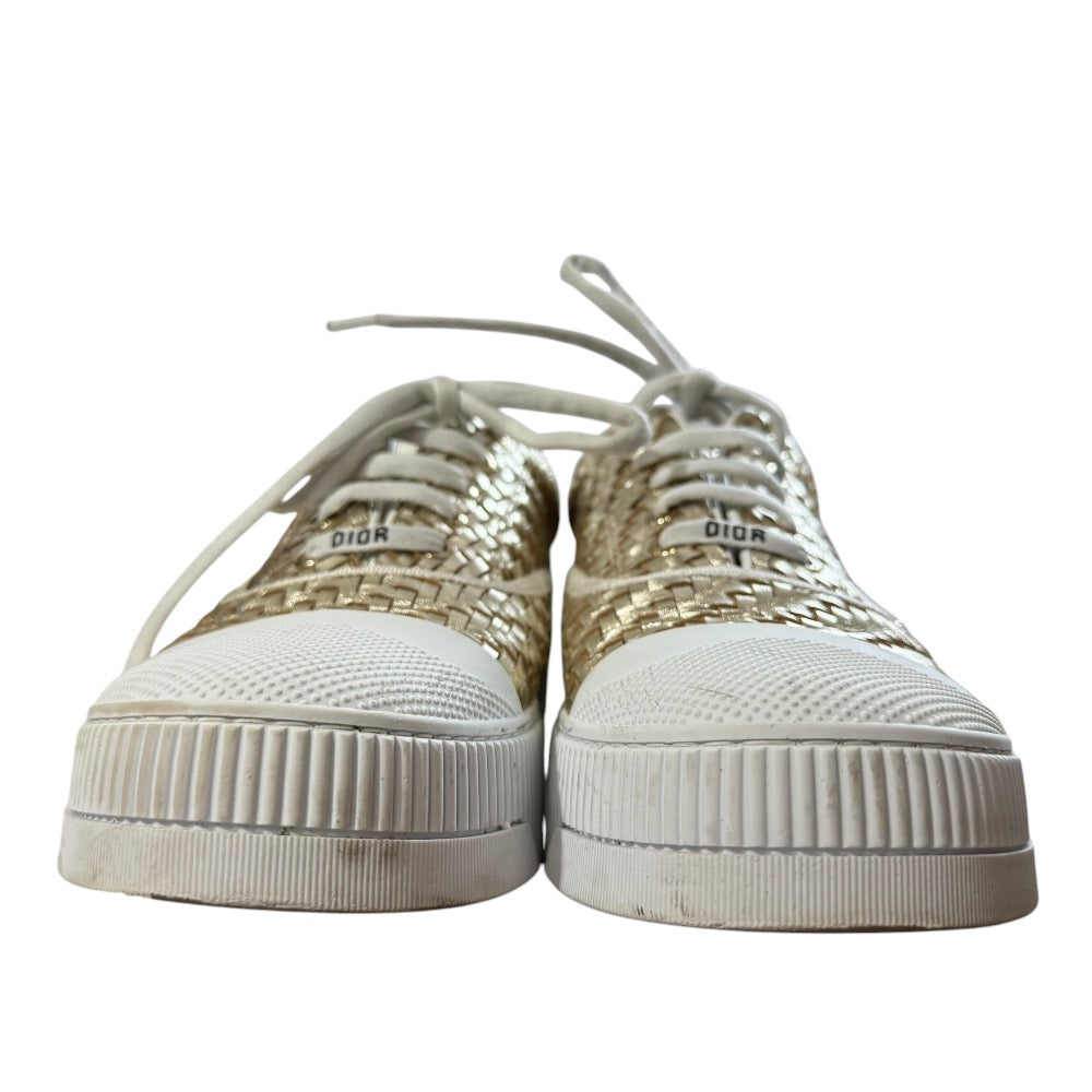 Christian Dior D-SMASH Intrecciato Leather Sneakers