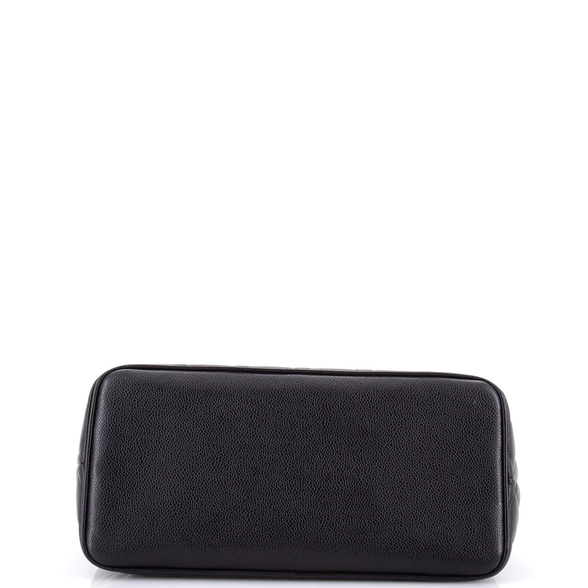 Medallion Tote Quilted Caviar