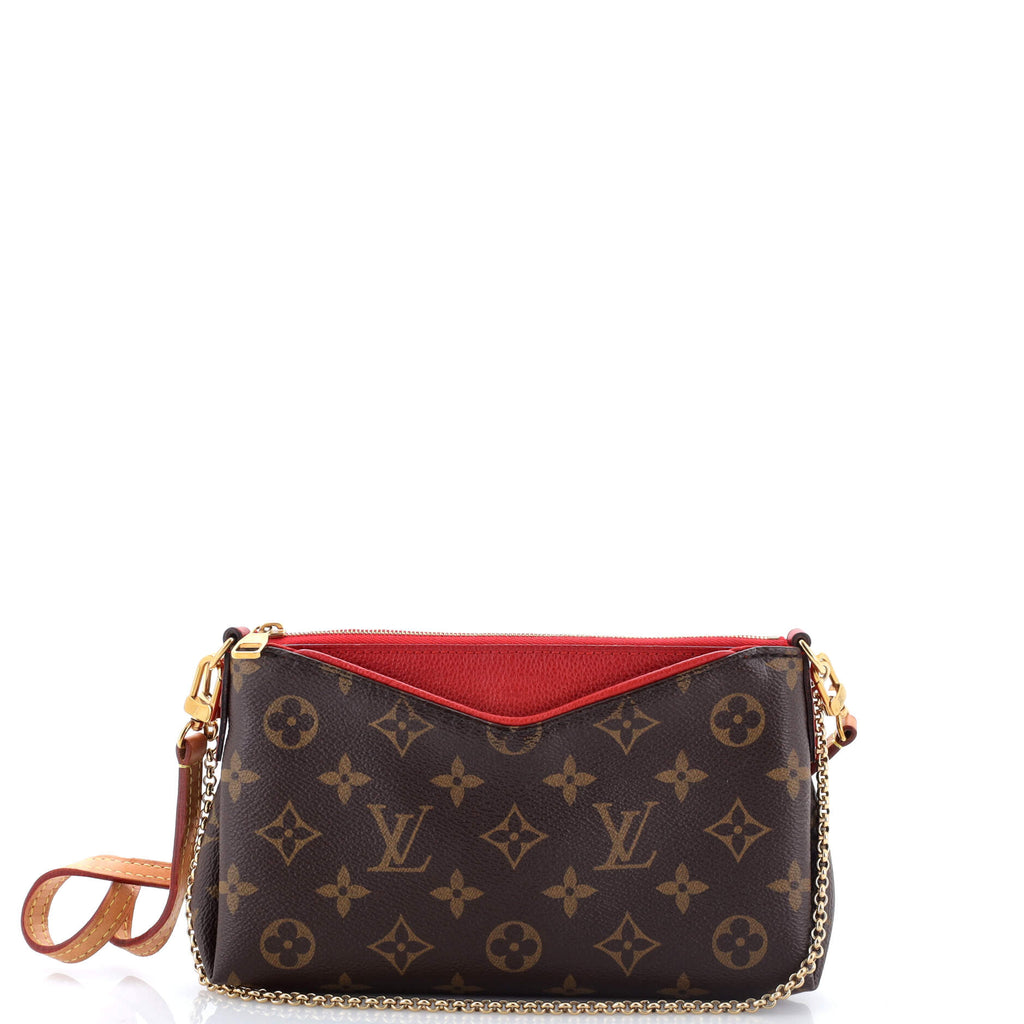 Pallas Clutch Monogram Canvas with Leather