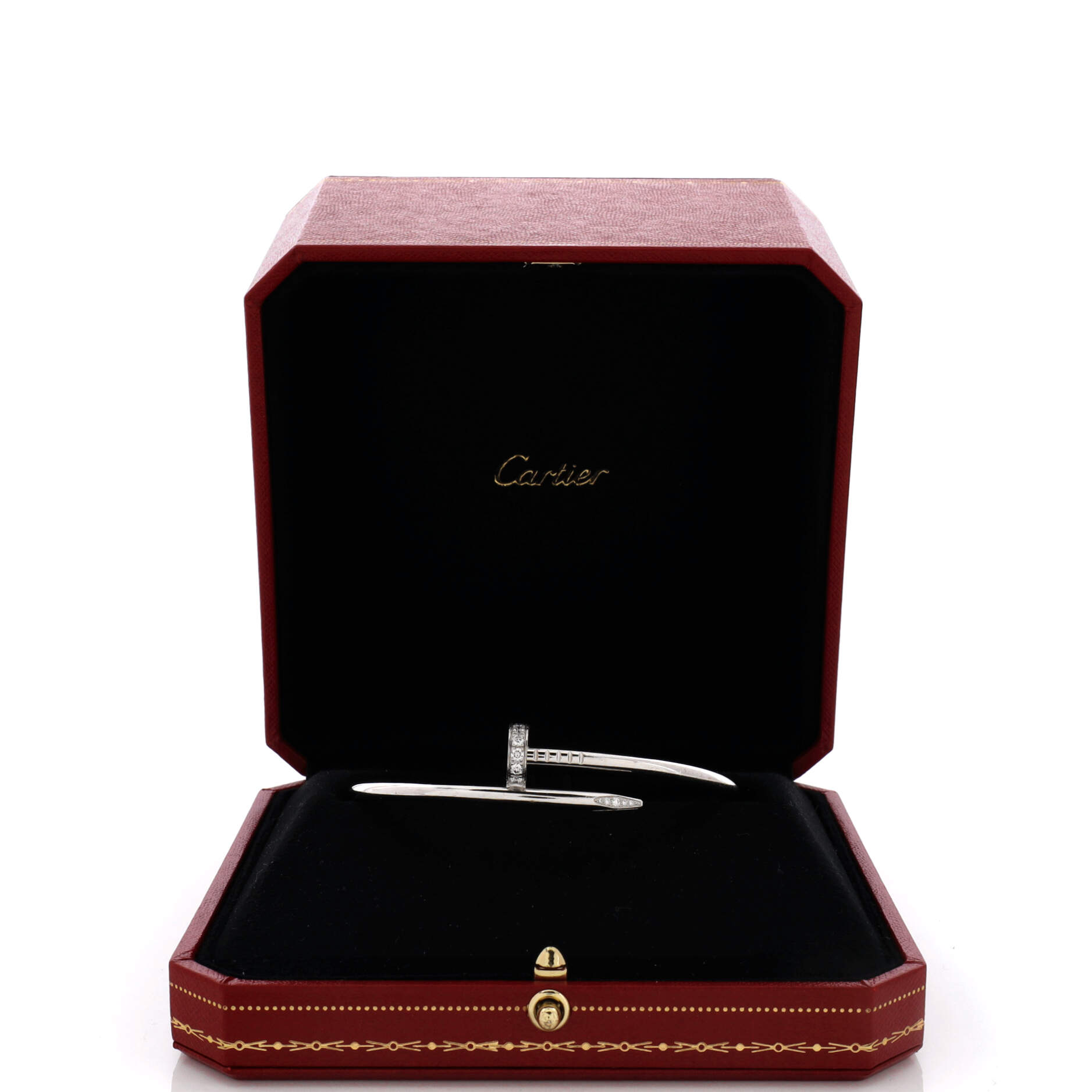 Juste un Clou Bracelet 18K White Gold with Diamonds Classic