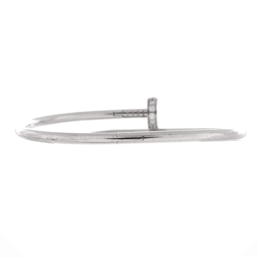 Juste un Clou Bracelet 18K White Gold with Diamonds Classic