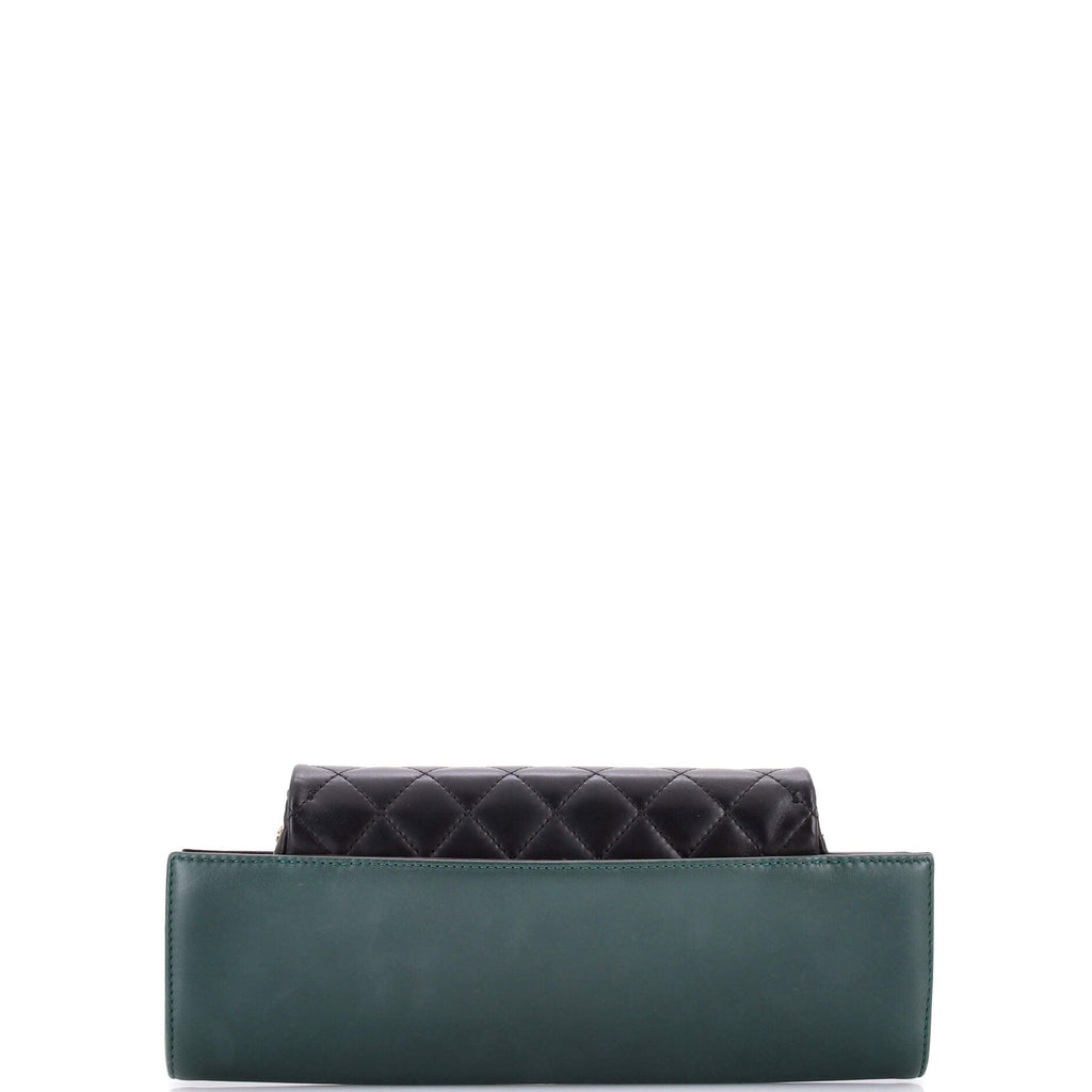 Brasserie Gabrielle Menu Flap Clutch Quilted Calfskin