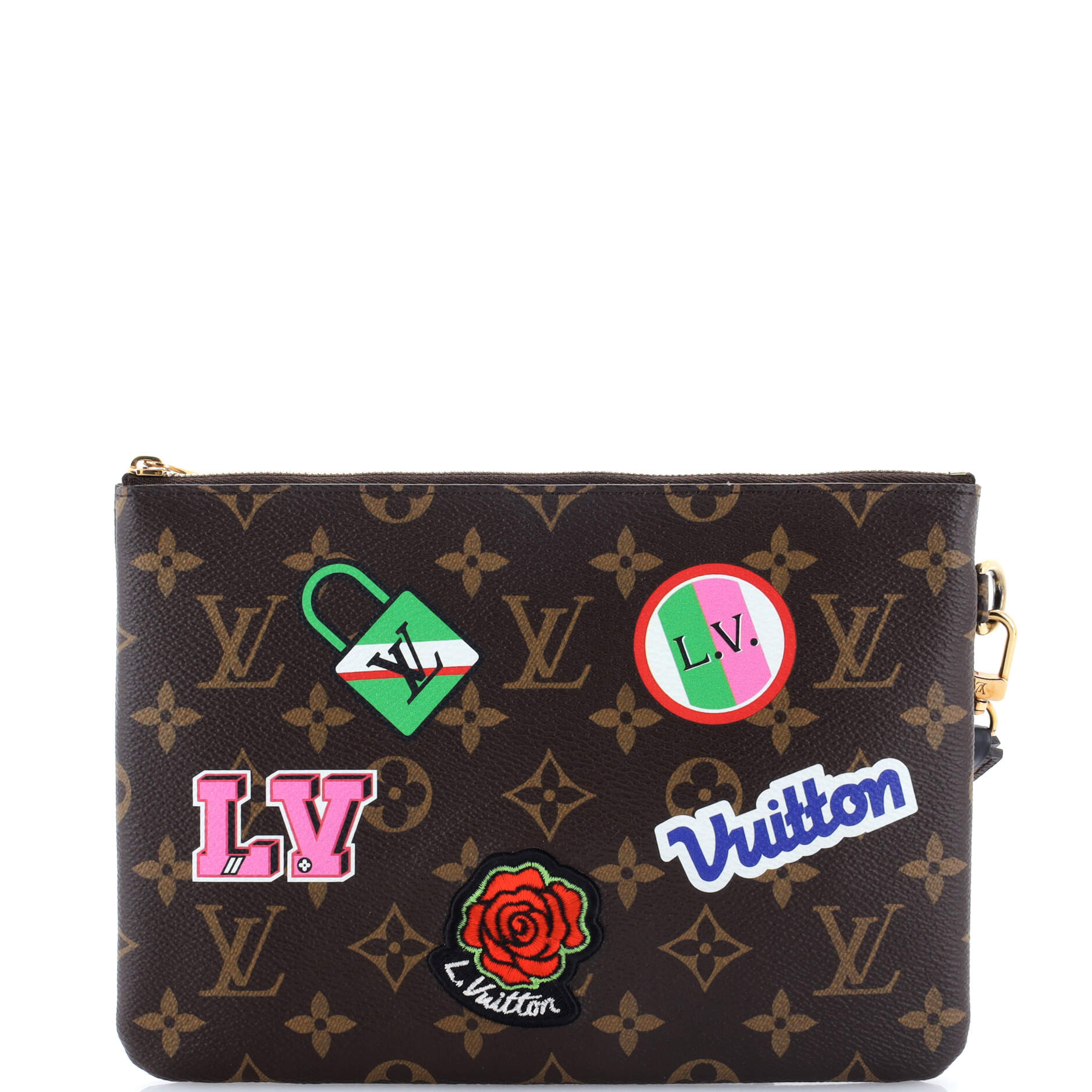 City Pouch Limited Edition Patches Monogram Canvas