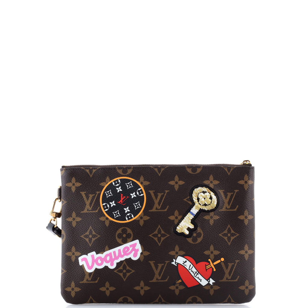 City Pouch Limited Edition Patches Monogram Canvas