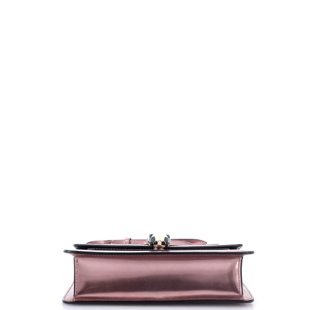 Serpenti Forever Shoulder Bag Metallic Leather Small