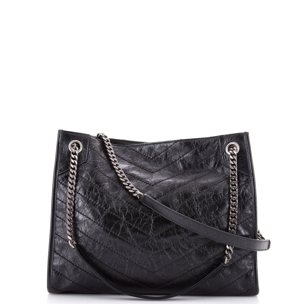 Niki Shopping Tote Matelasse Chevron Leather Medium