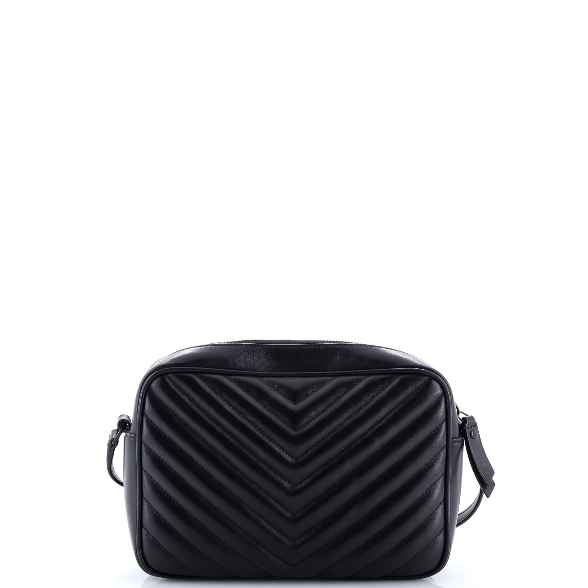 Lou Camera Bag Matelasse Chevron Leather Small