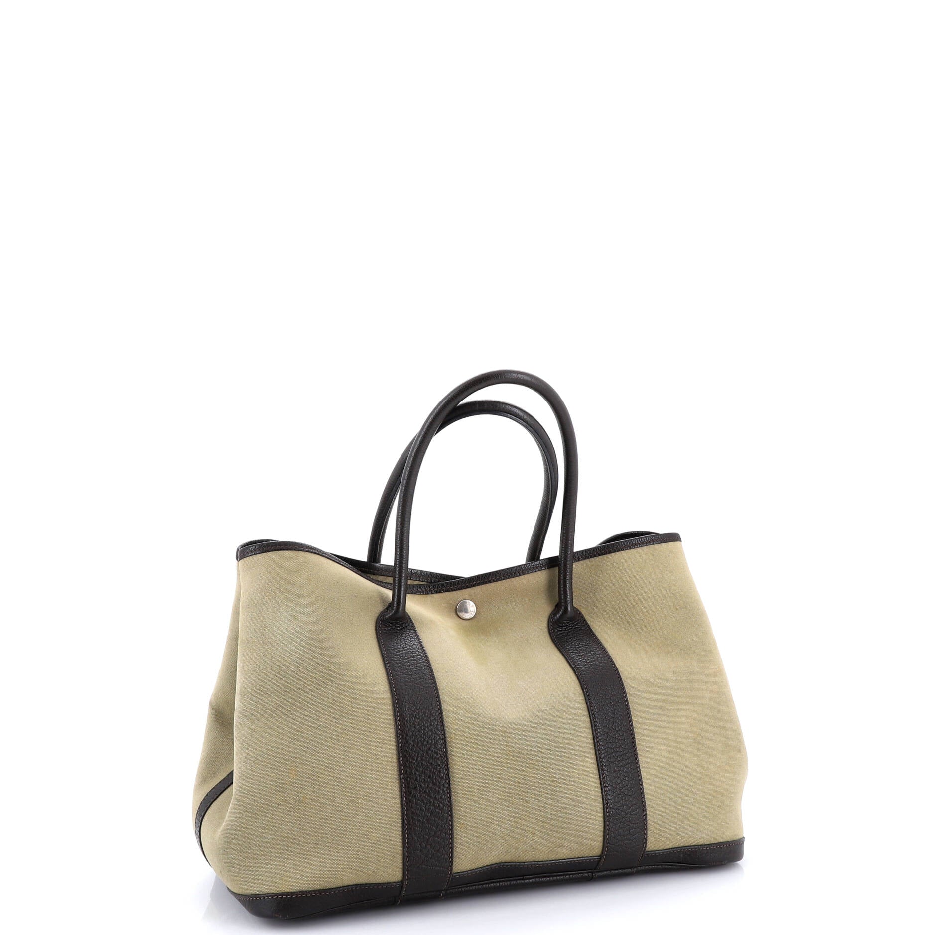 Garden Party Tote Toile and Leather 36