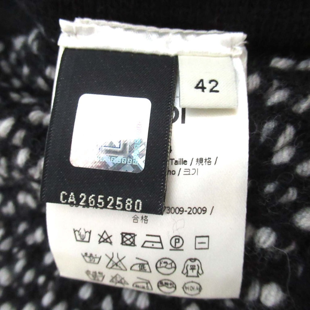 Fendi Mix Knit Wool Cashmere Bolero Jacket