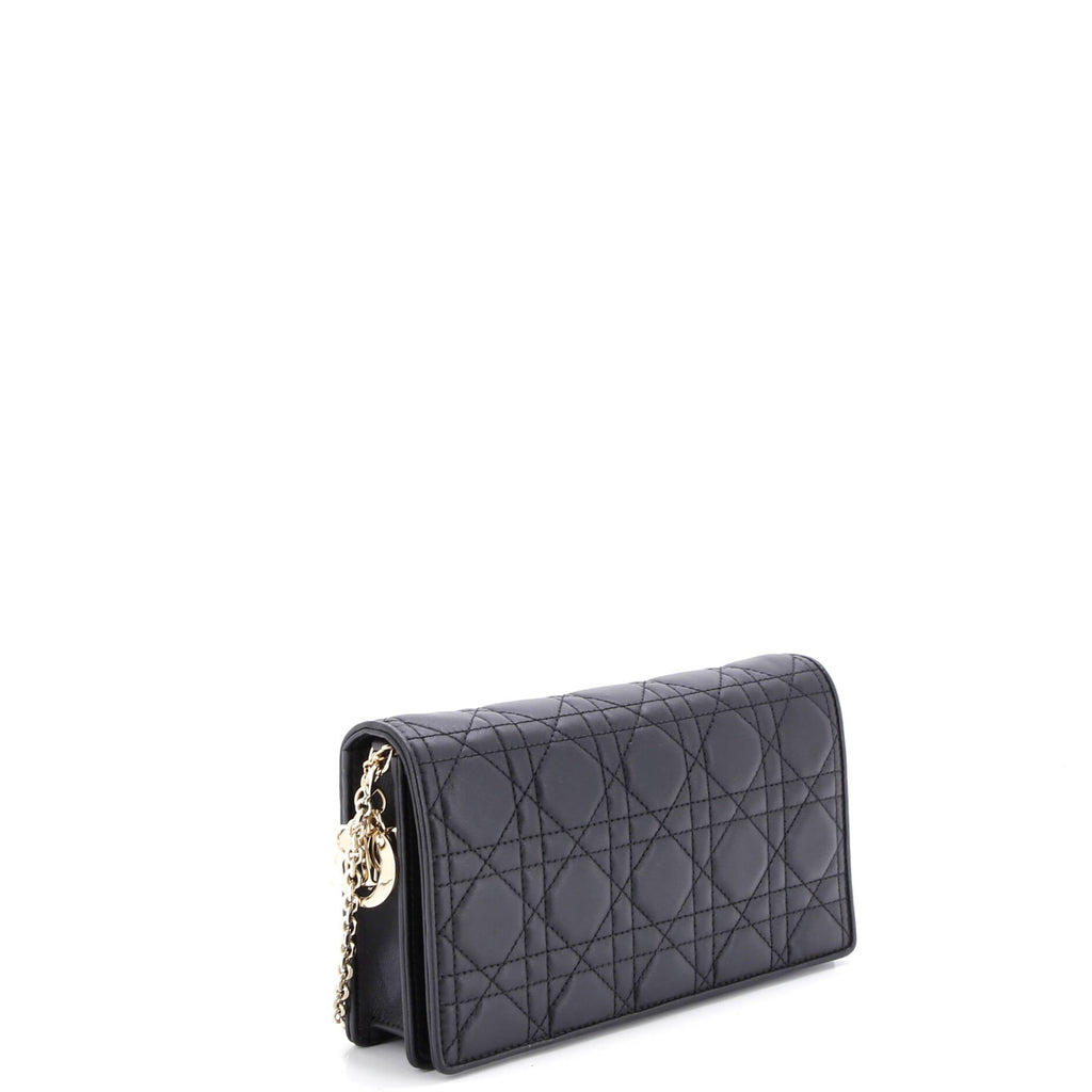 Lady Dior Chain Pouch Cannage Quilt Lambskin