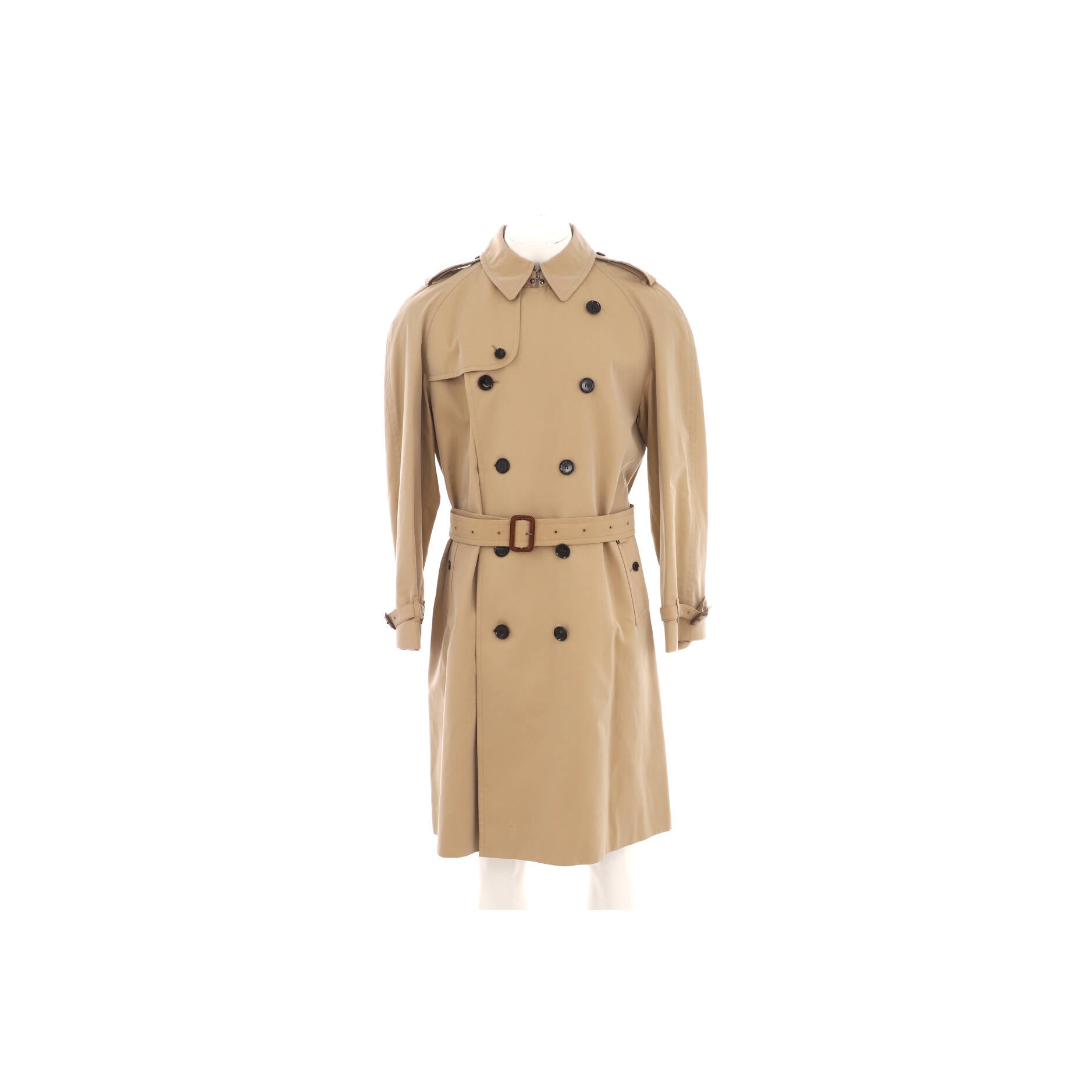 Men's Long Kensington Trench Coat Cotton