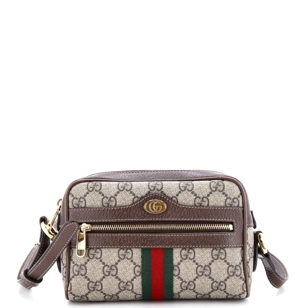 Ophidia Shoulder Bag GG Coated Canvas Mini