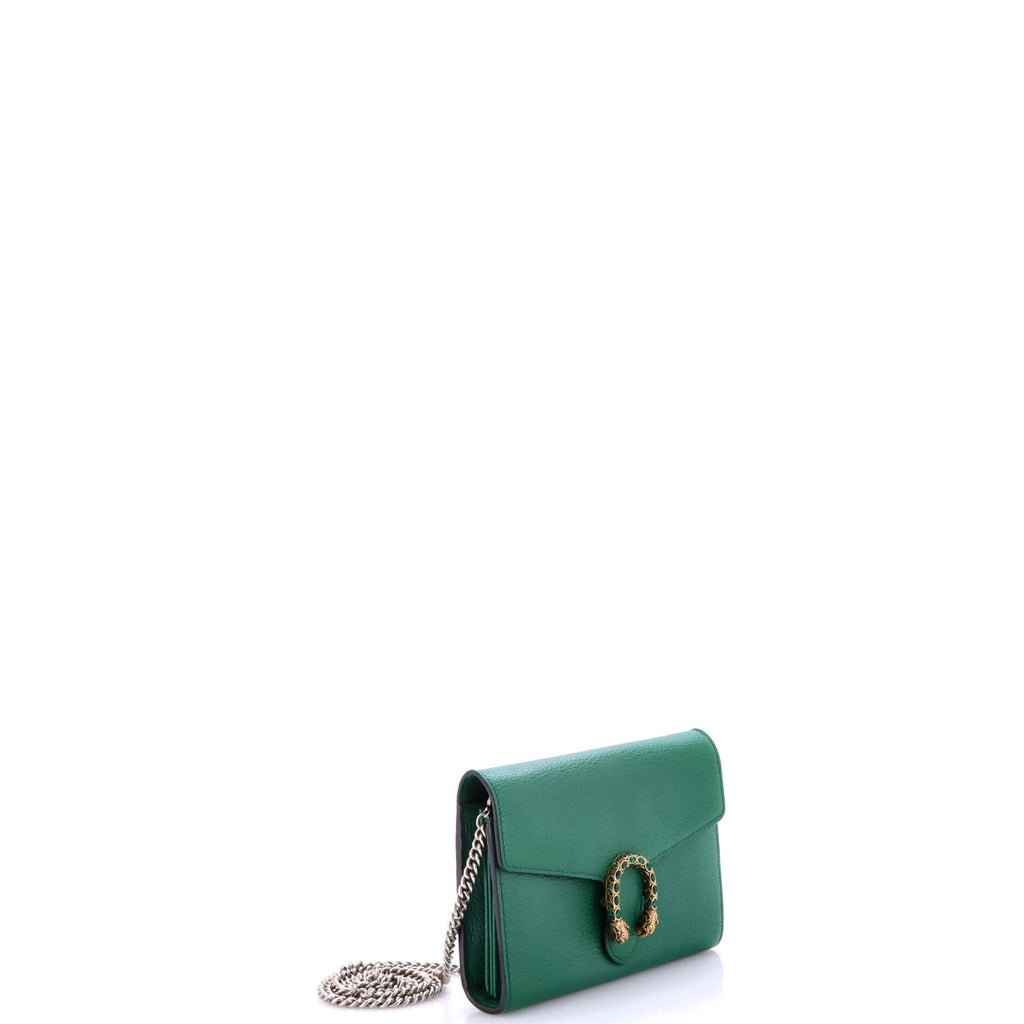 Dionysus Chain Wallet Leather with Embellished Detail Small