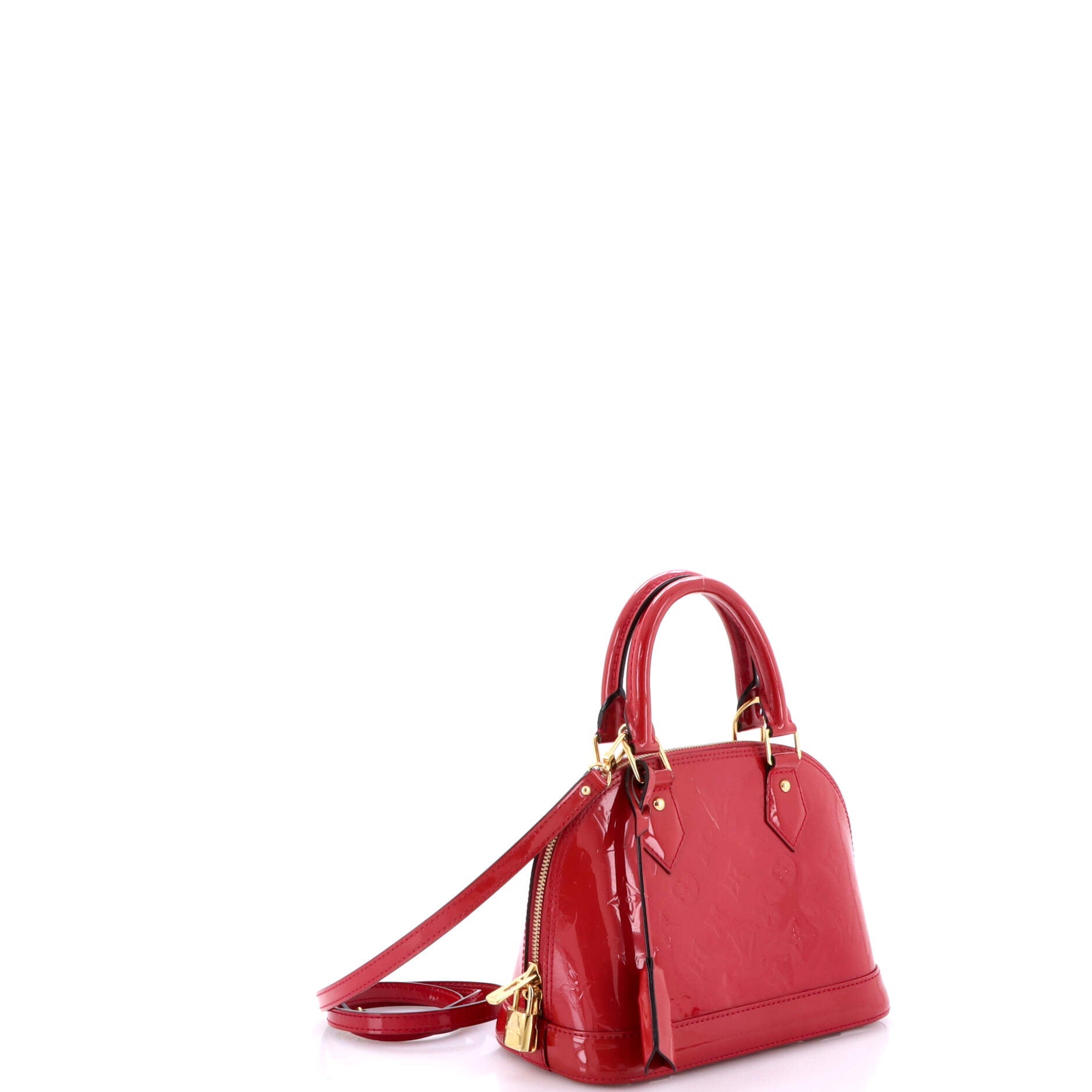 Alma Handbag Monogram Vernis BB