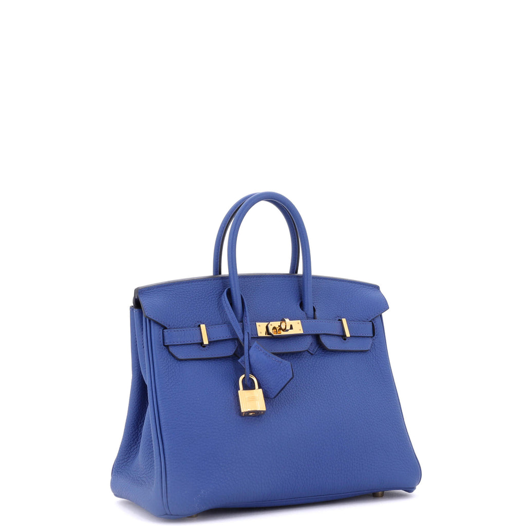Birkin Handbag Bleu France Togo with Gold Hardware 25