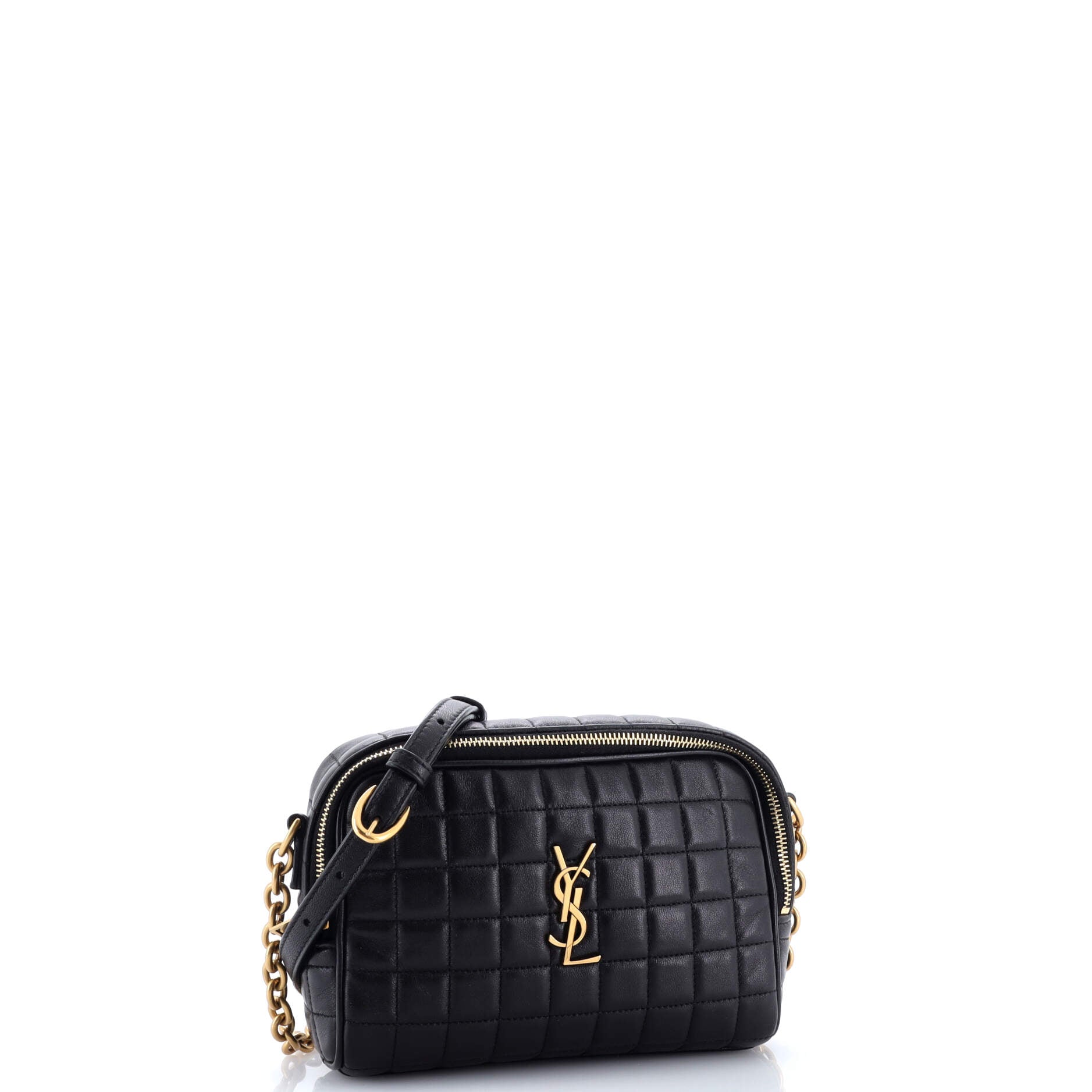 Cassandre Chain Camera Bag Quilted Leather Mini