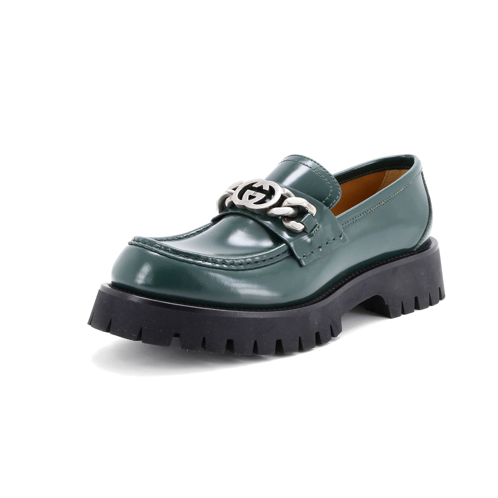 Men's Interlocking G Jeanne Loafers Leather