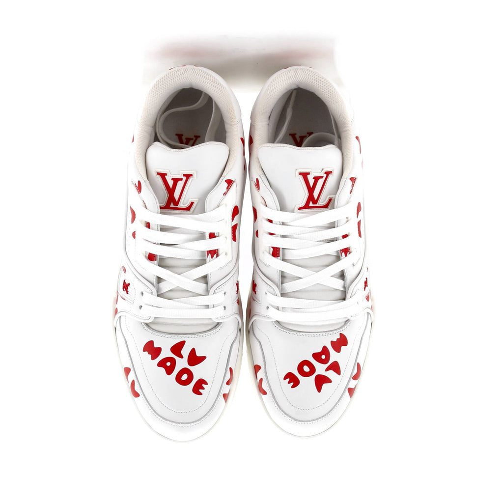 Men's Nigo LV Trainer Sneakers Limited Edition Printed Leather