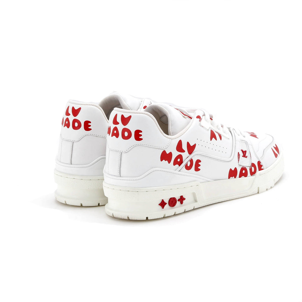 Men's Nigo LV Trainer Sneakers Limited Edition Printed Leather