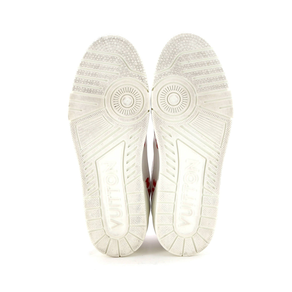 Men's Nigo LV Trainer Sneakers Limited Edition Printed Leather