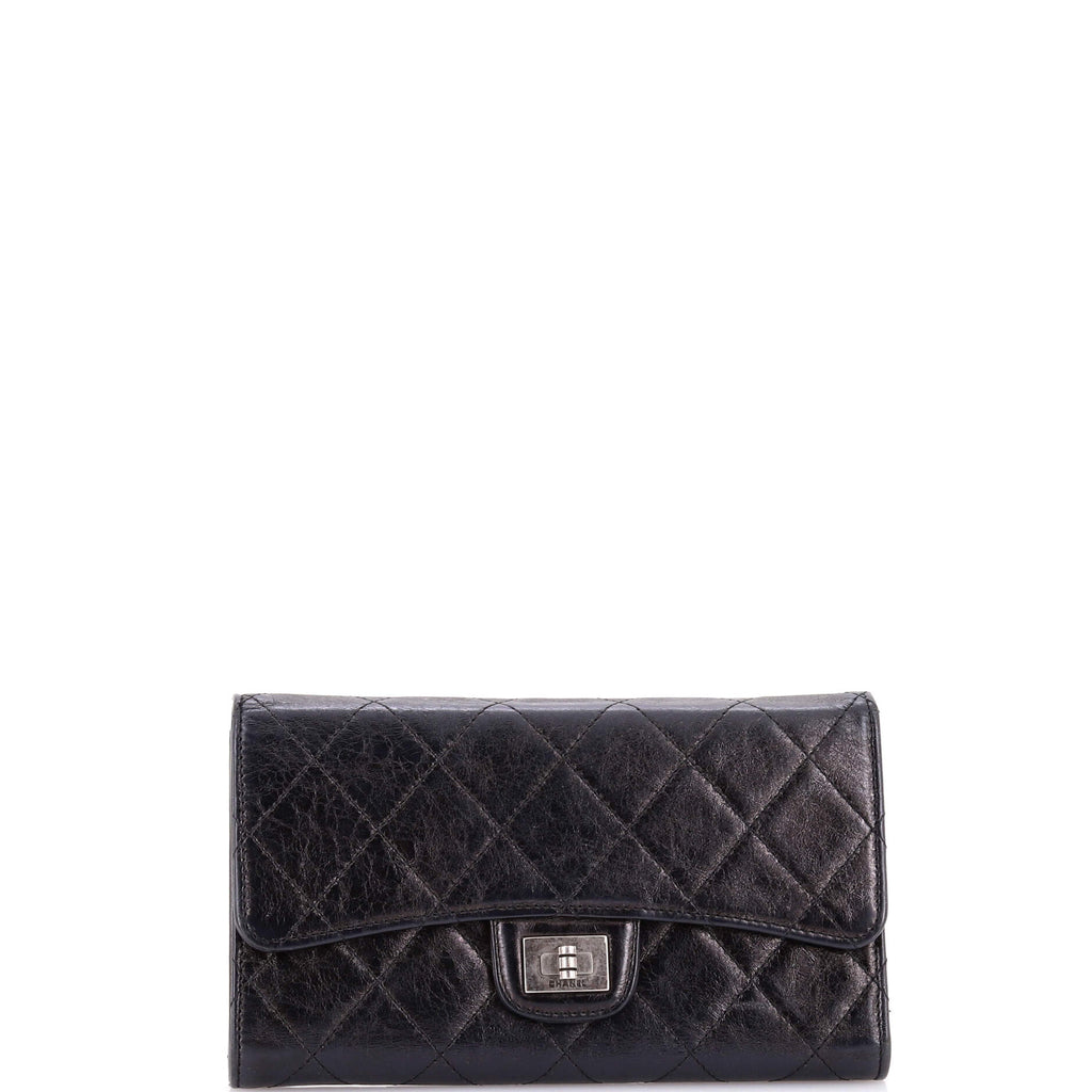 Reissue Flap Wallet Quilted Aged Calfskin Long
