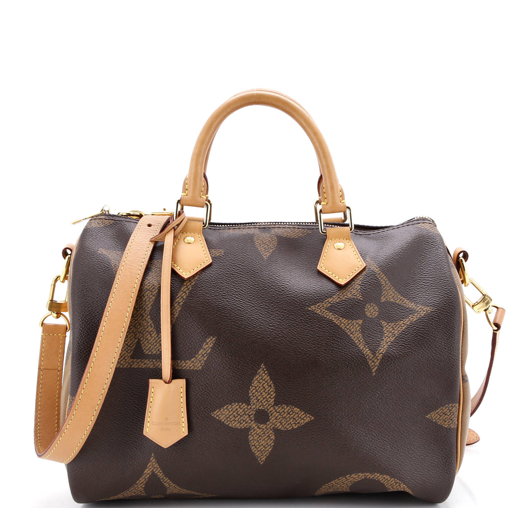 Speedy Bandouliere Bag Reverse Monogram Giant 30