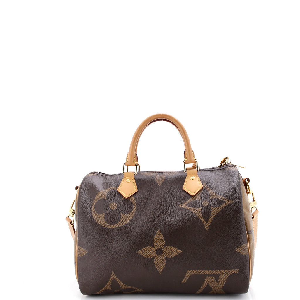 Speedy Bandouliere Bag Reverse Monogram Giant 30