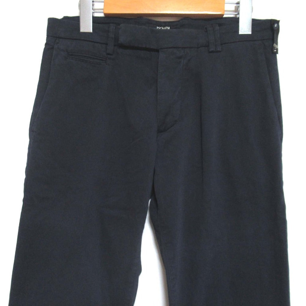 Fendi Button Fly Stretch Chino Pants