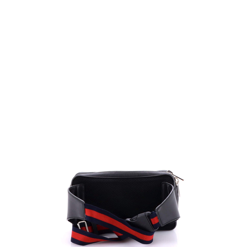 Soft Zip Belt Bag GG Coated Canvas Small