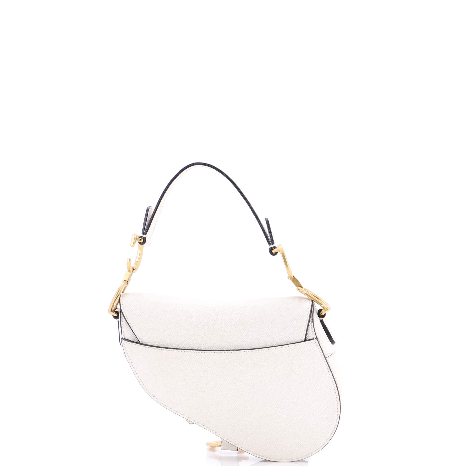 Saddle Handbag Leather Mini