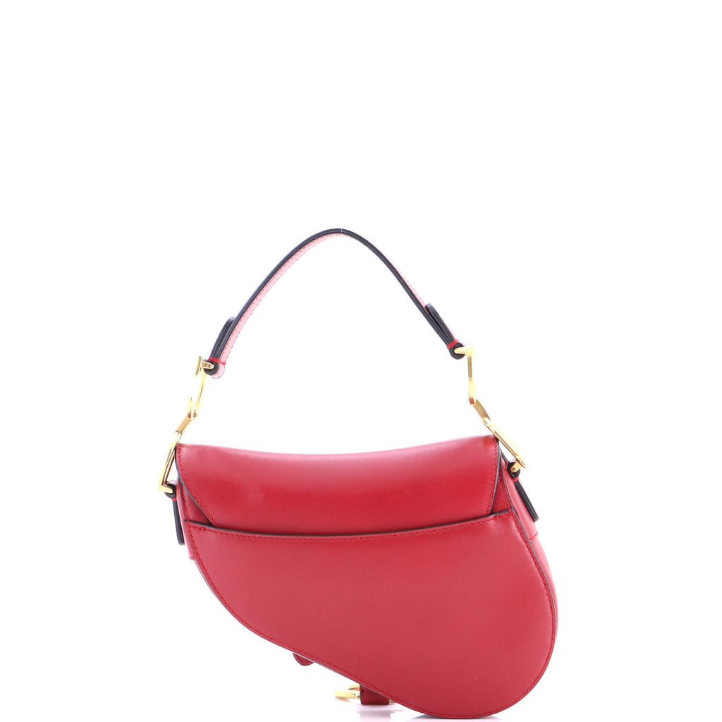 Saddle Handbag Leather Mini