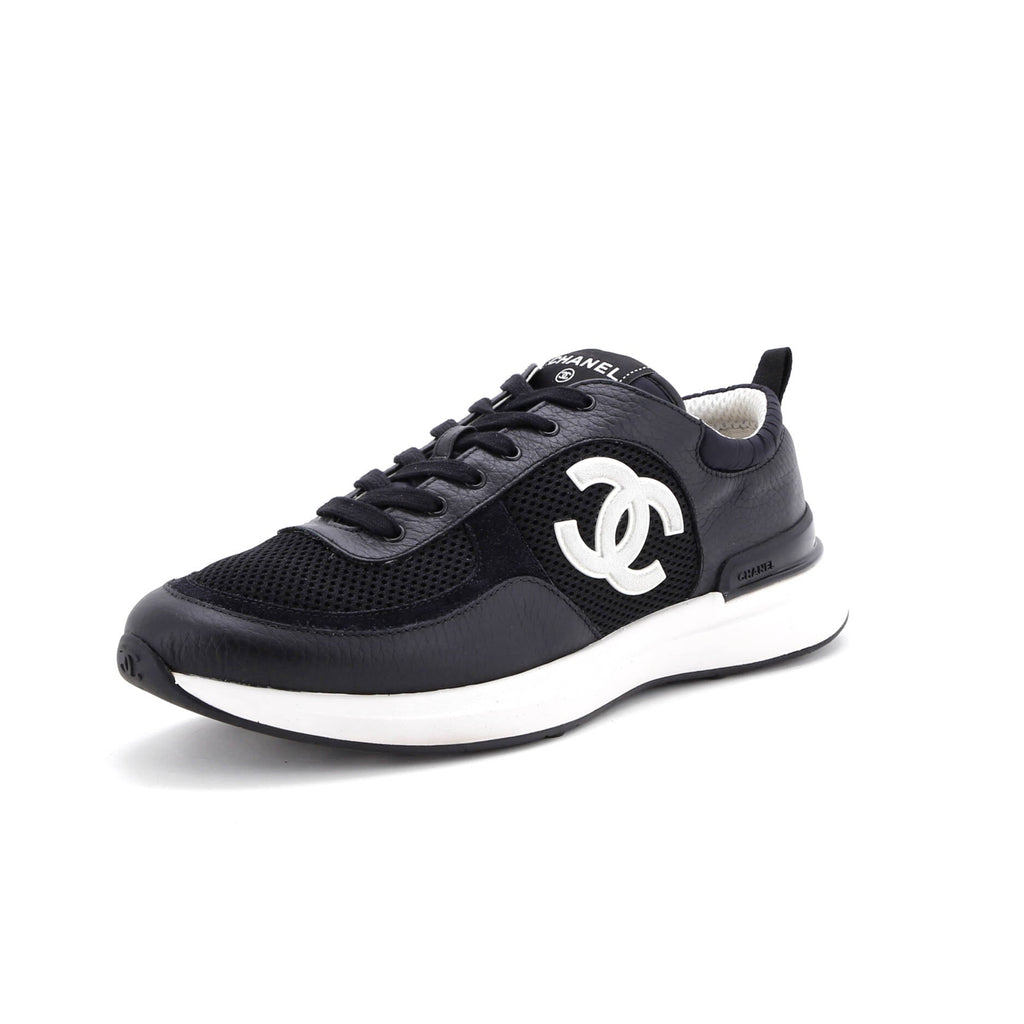 Women's CC Low-Top Sneakers Leather and Mesh