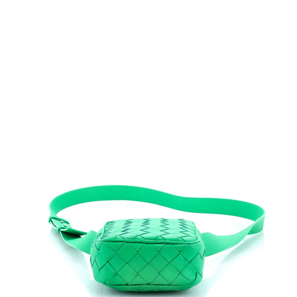 Zipped Phone Crossbody Bag Intrecciato Nappa
