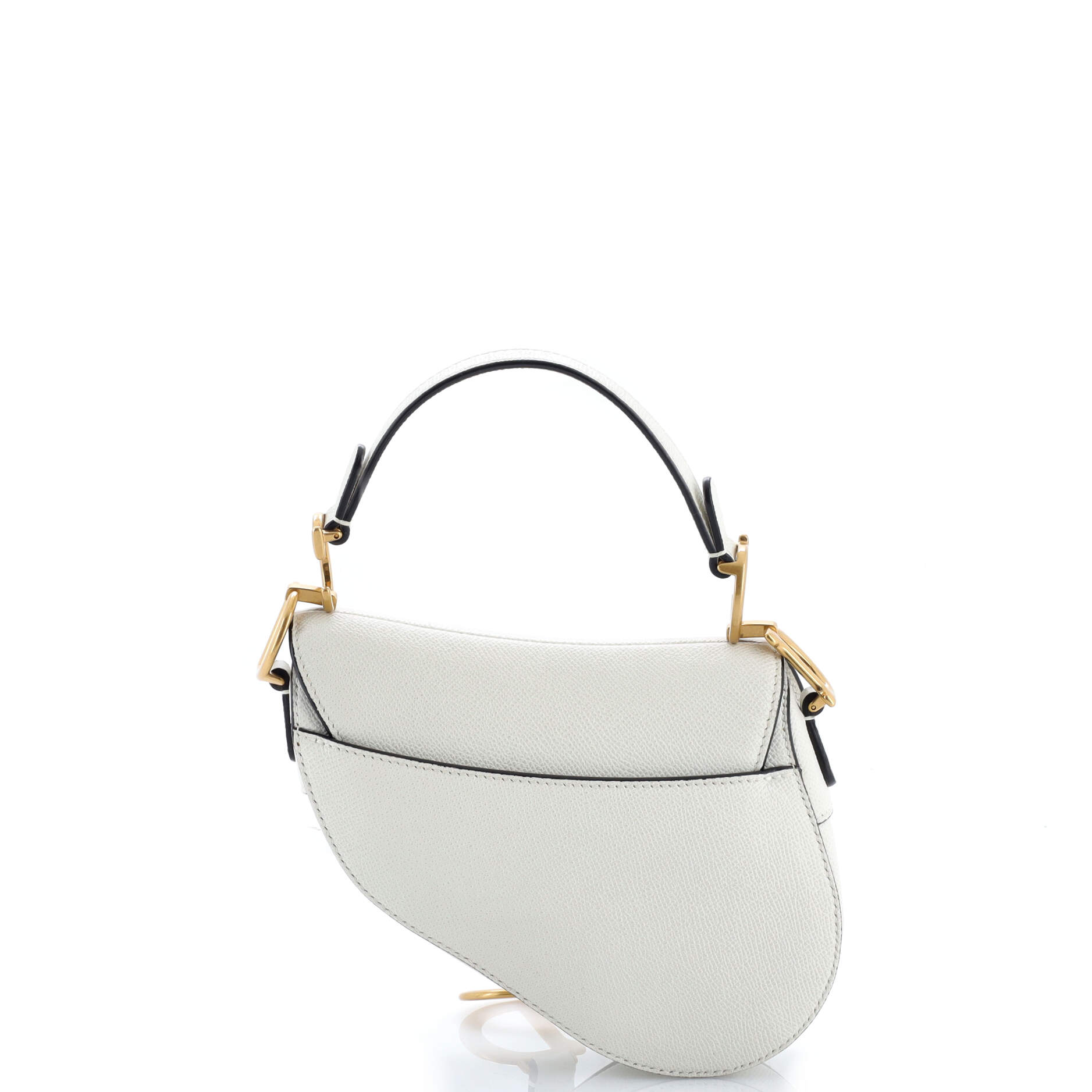 Saddle Handbag Leather Mini