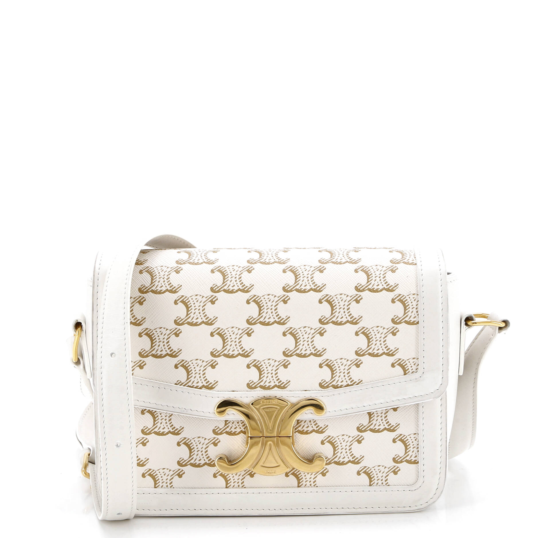 Triomphe Shoulder Bag Triomphe Coated Canvas Teen