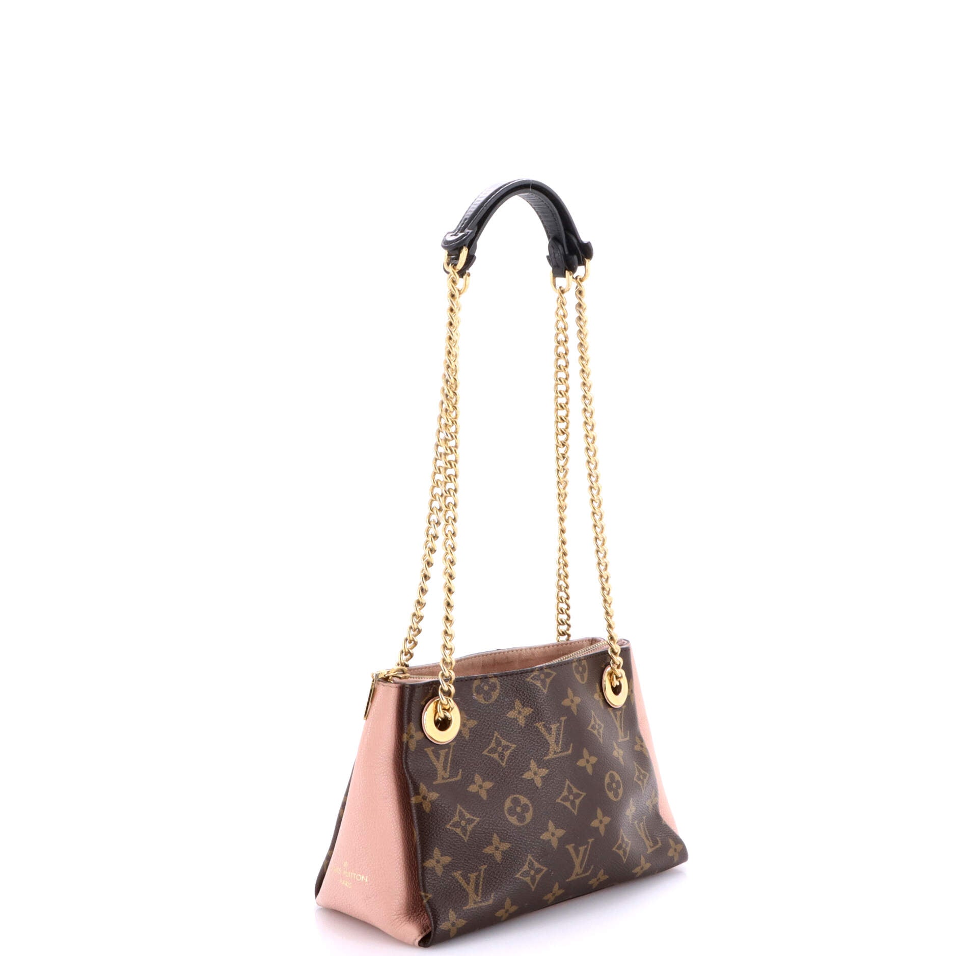 Surene Handbag Monogram Canvas with Leather BB