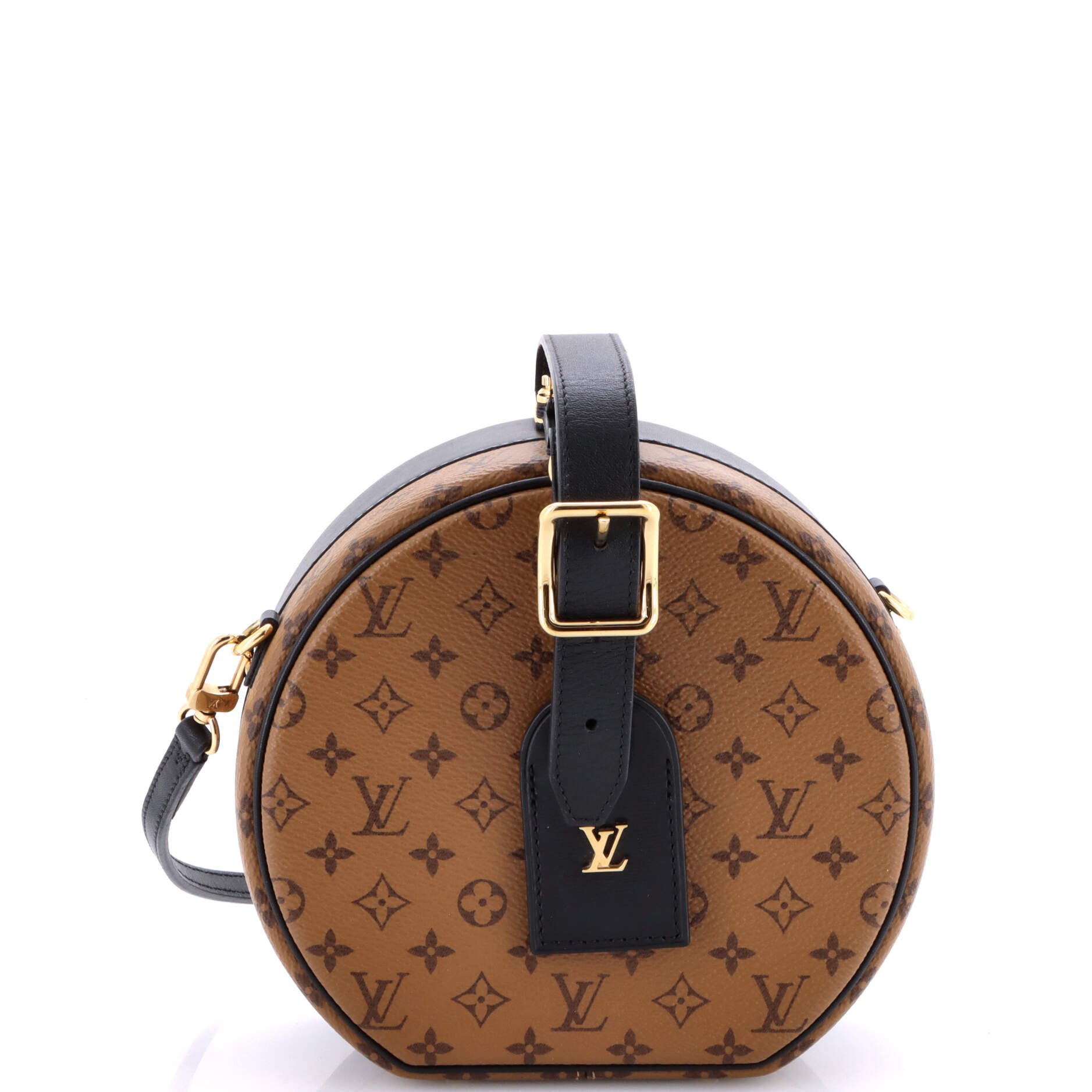Petite Boite Chapeau Bag Reverse Monogram Canvas