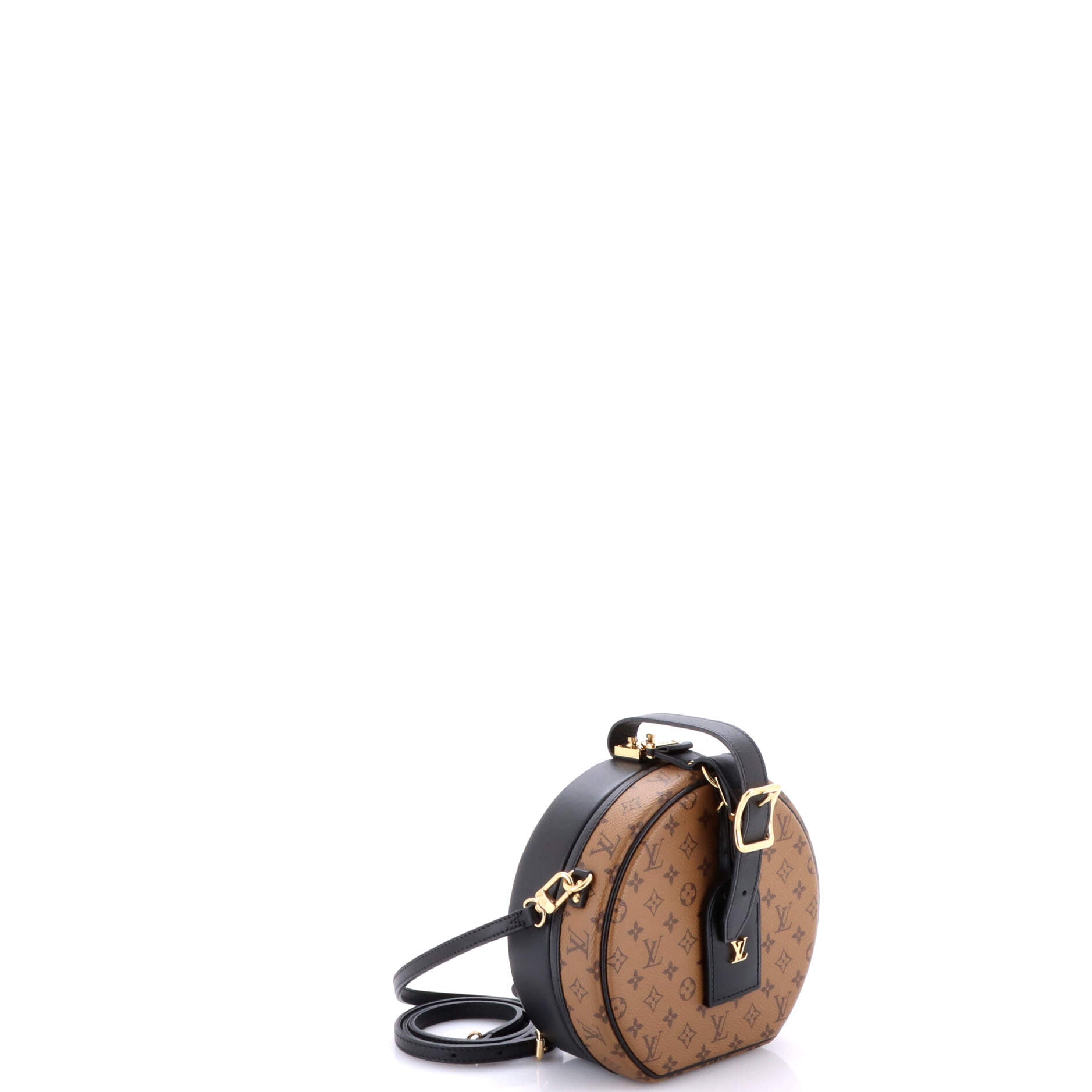Petite Boite Chapeau Bag Reverse Monogram Canvas