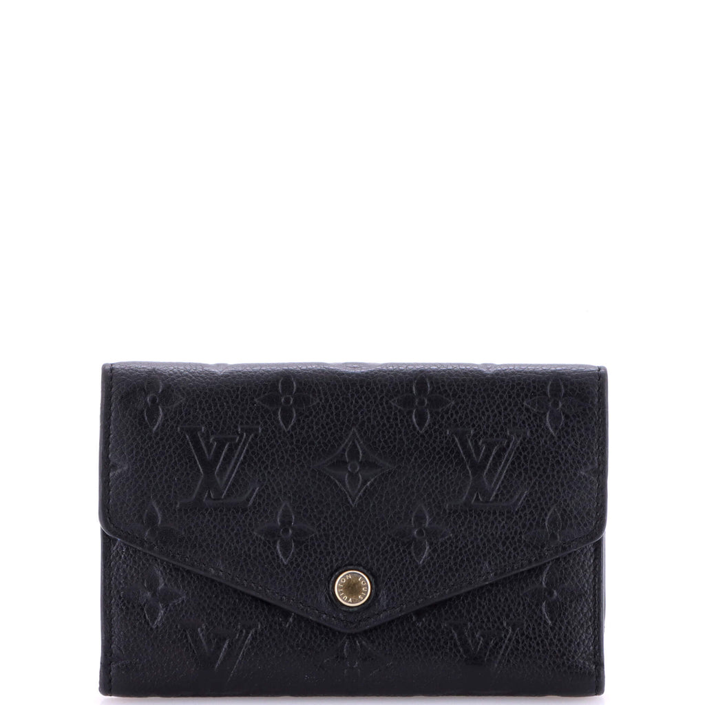 Curieuse Wallet Monogram Empreinte Leather Compact