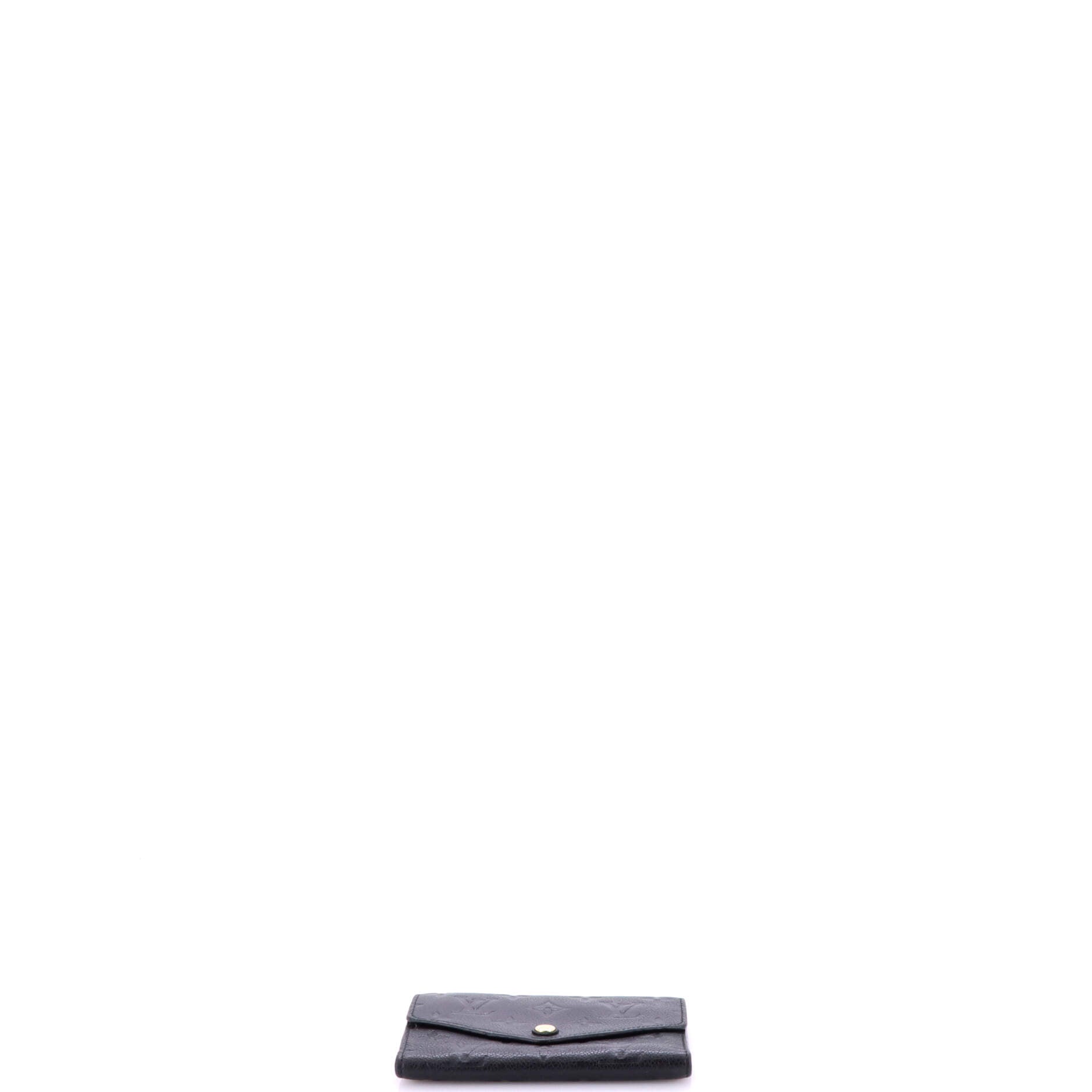 Curieuse Wallet Monogram Empreinte Leather Compact