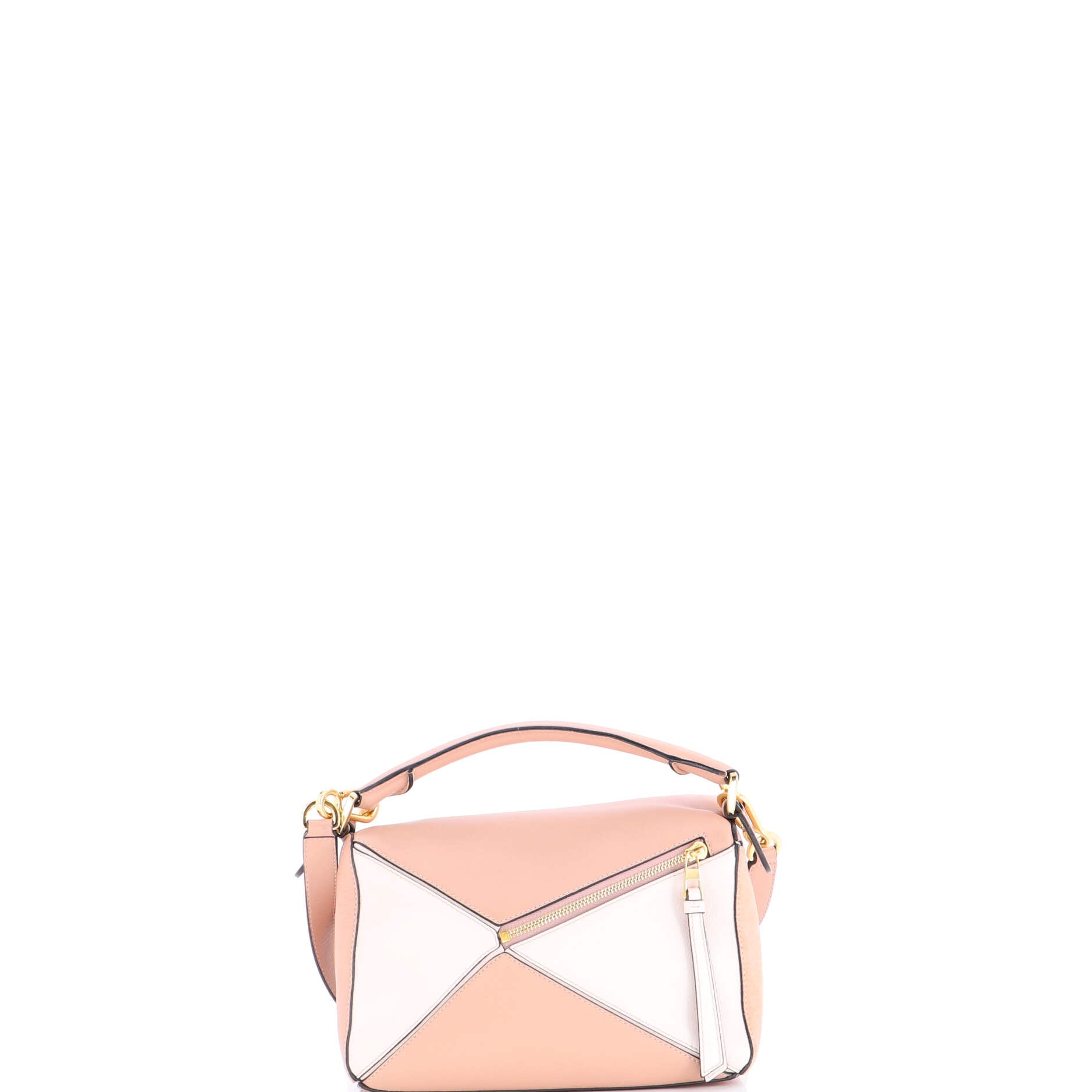 Puzzle Bag Leather and Suede Small