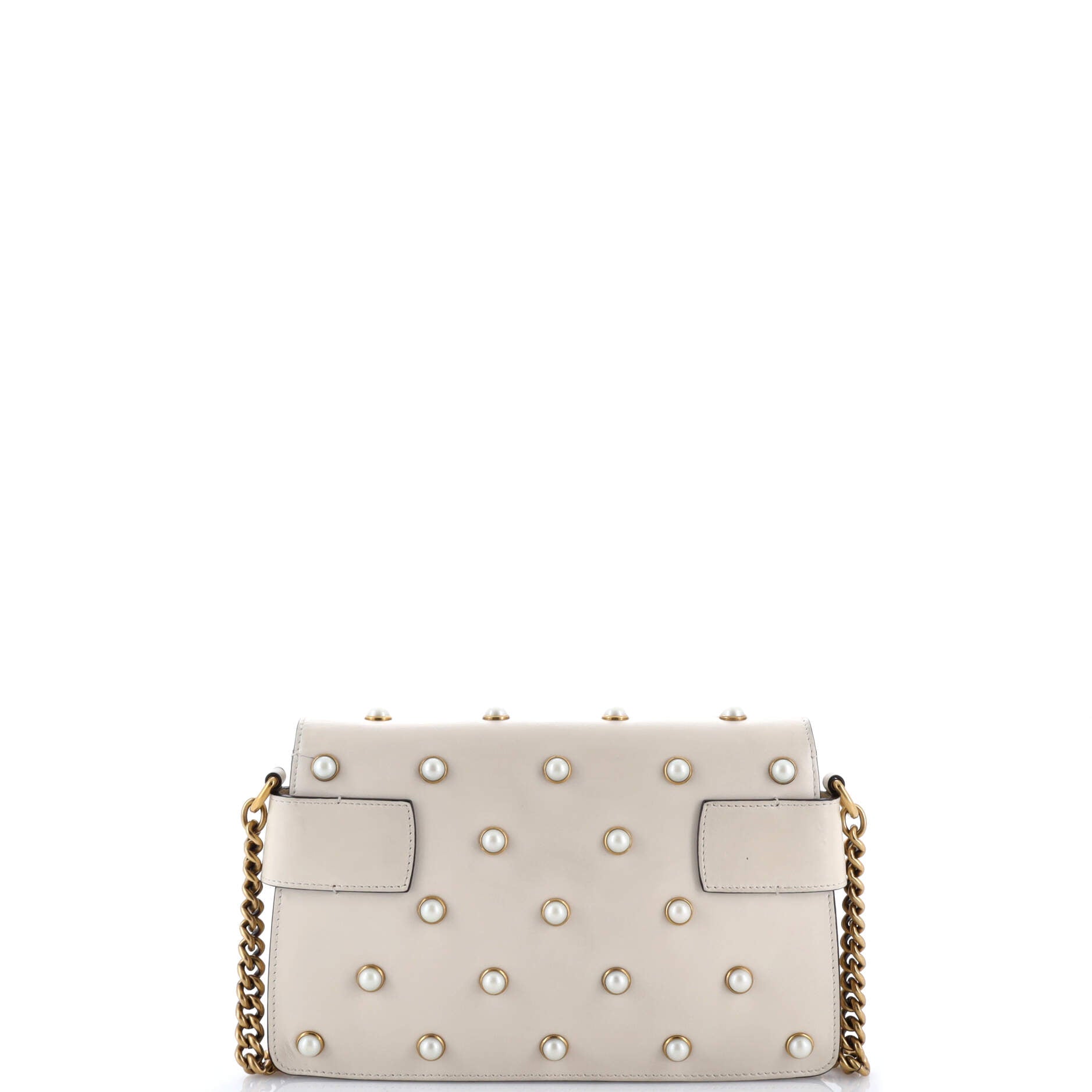 Broadway Pearly Bee Shoulder Bag Embellished Leather Mini