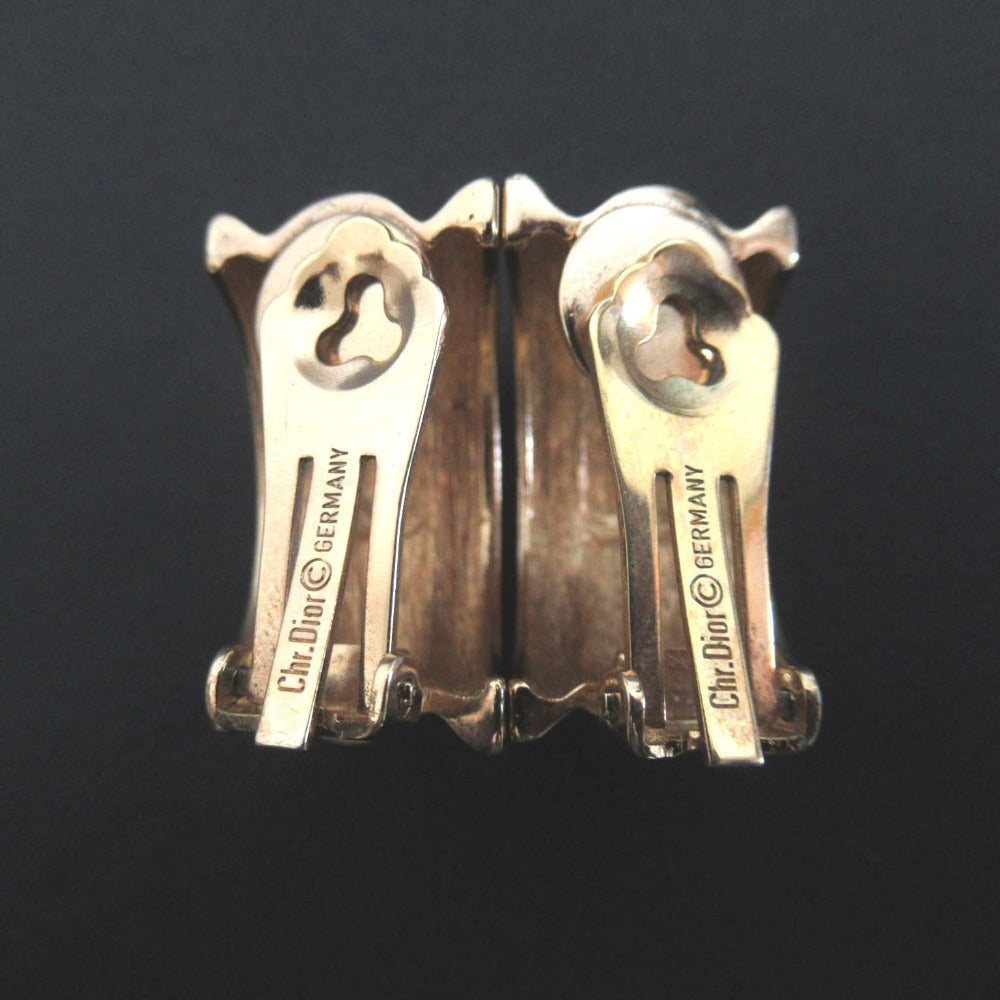 Christian Dior Wide Cuff Clip Earrings