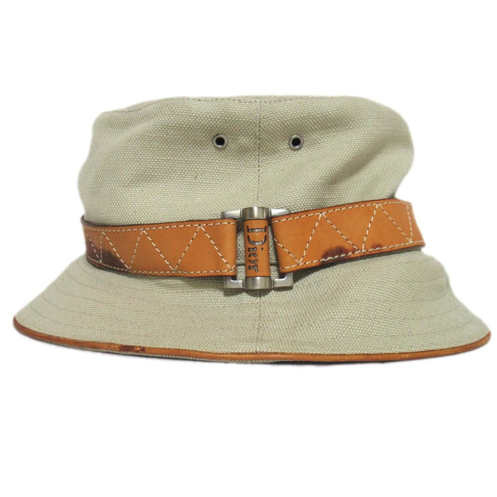 Christian Dior Cotton Linen Bucket Hat