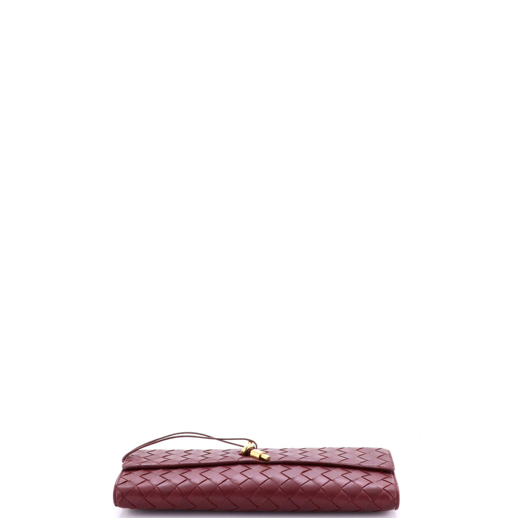 Andiamo Top Handle Clutch Intrecciato Nappa Long