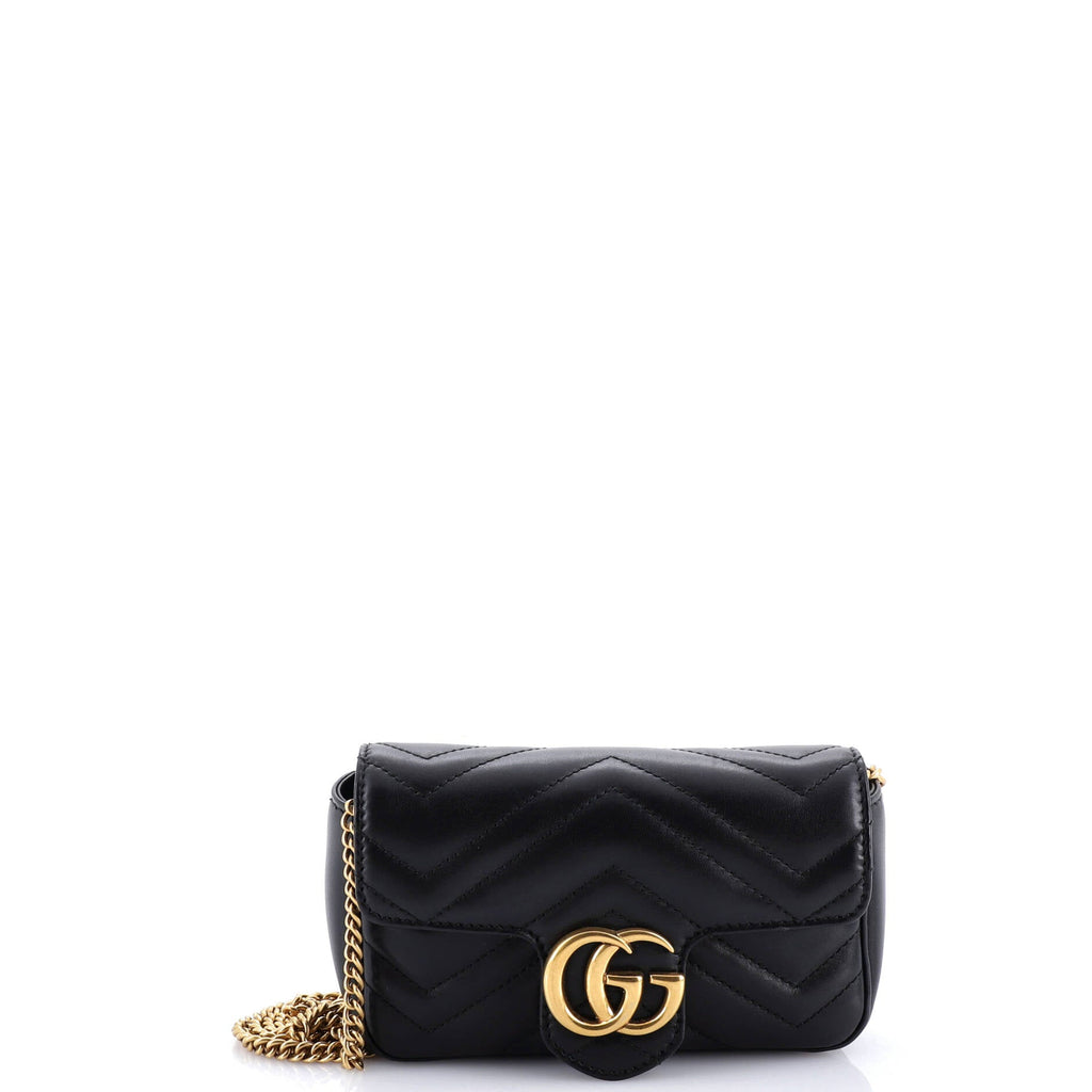 GG Marmont Flap Bag Matelasse Leather Super Mini