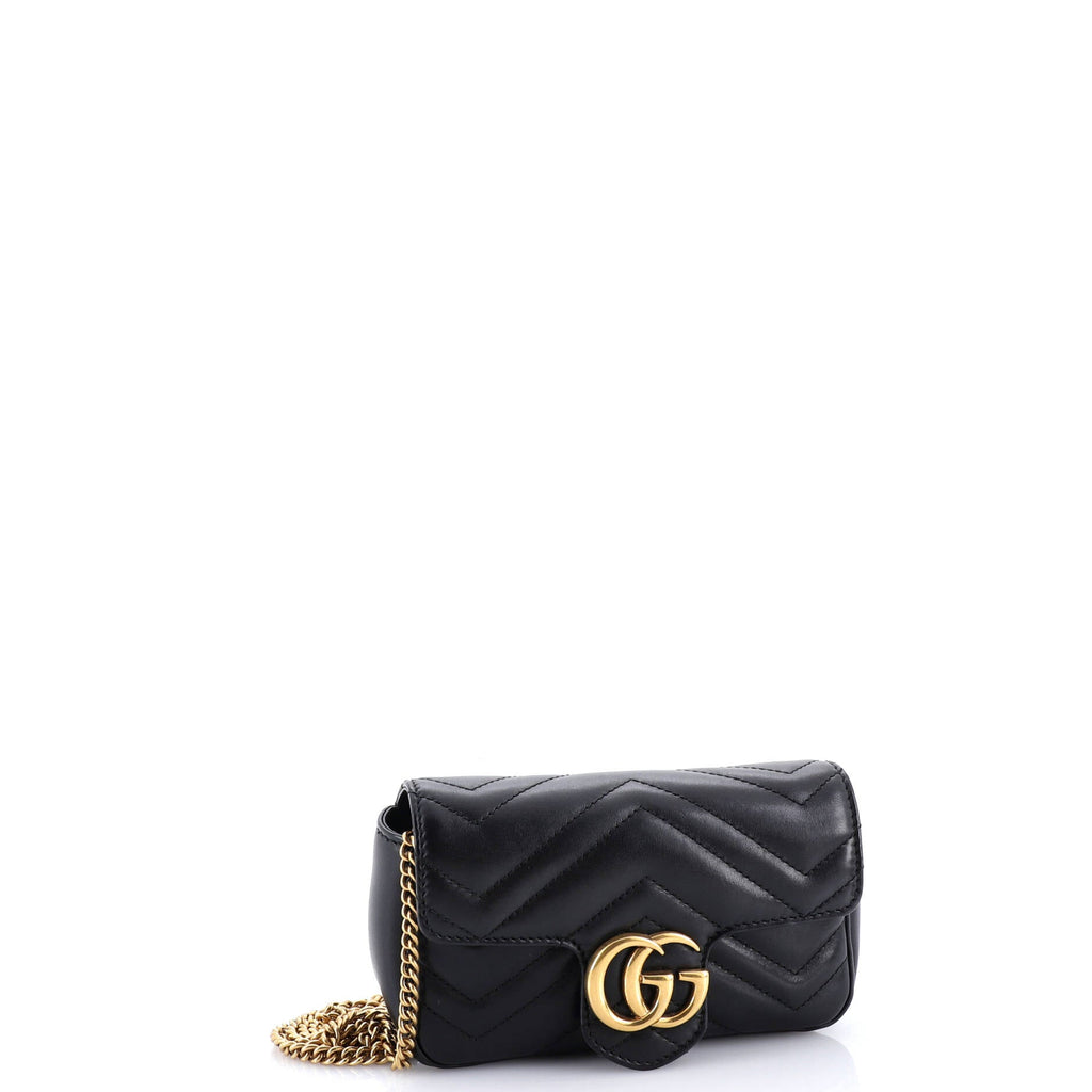 GG Marmont Flap Bag Matelasse Leather Super Mini