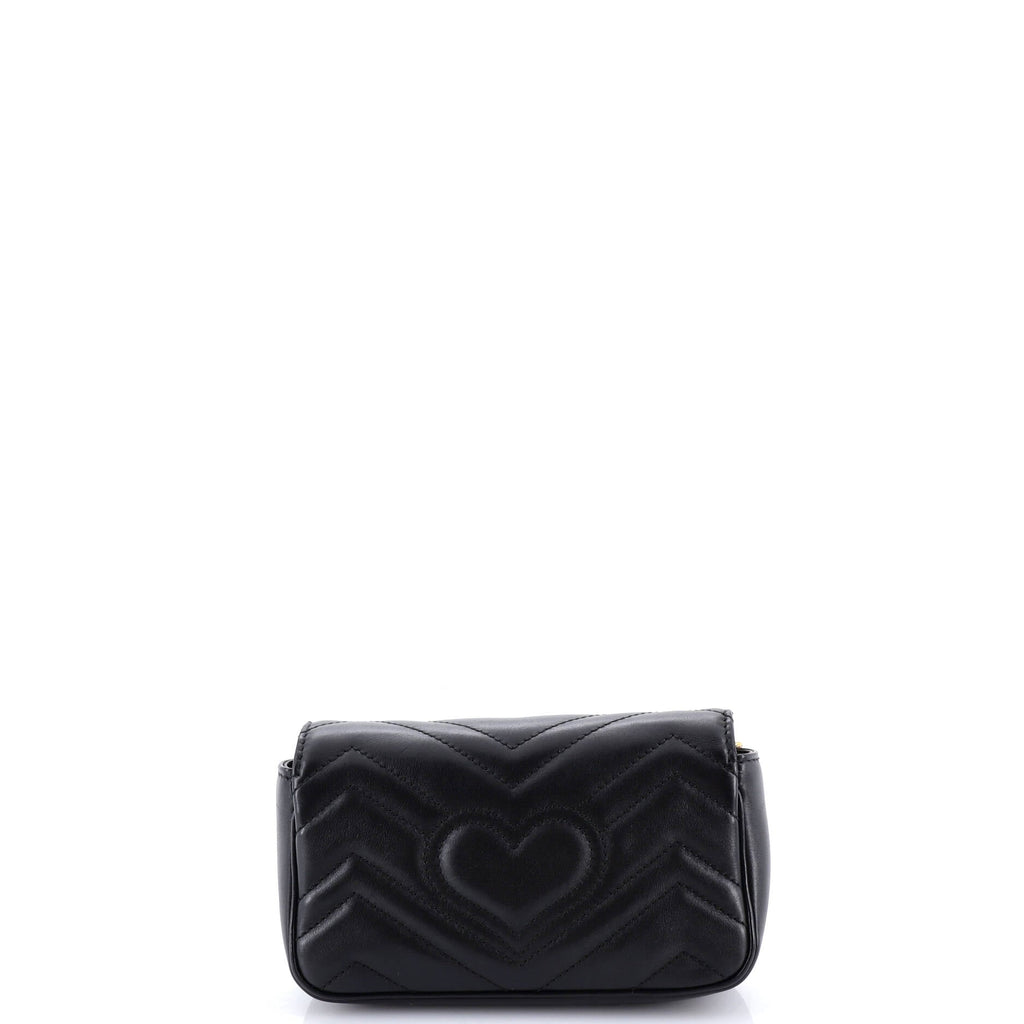 GG Marmont Flap Bag Matelasse Leather Super Mini